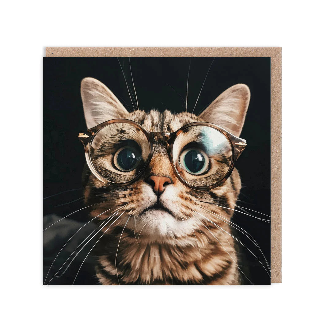Cat Glasses Card