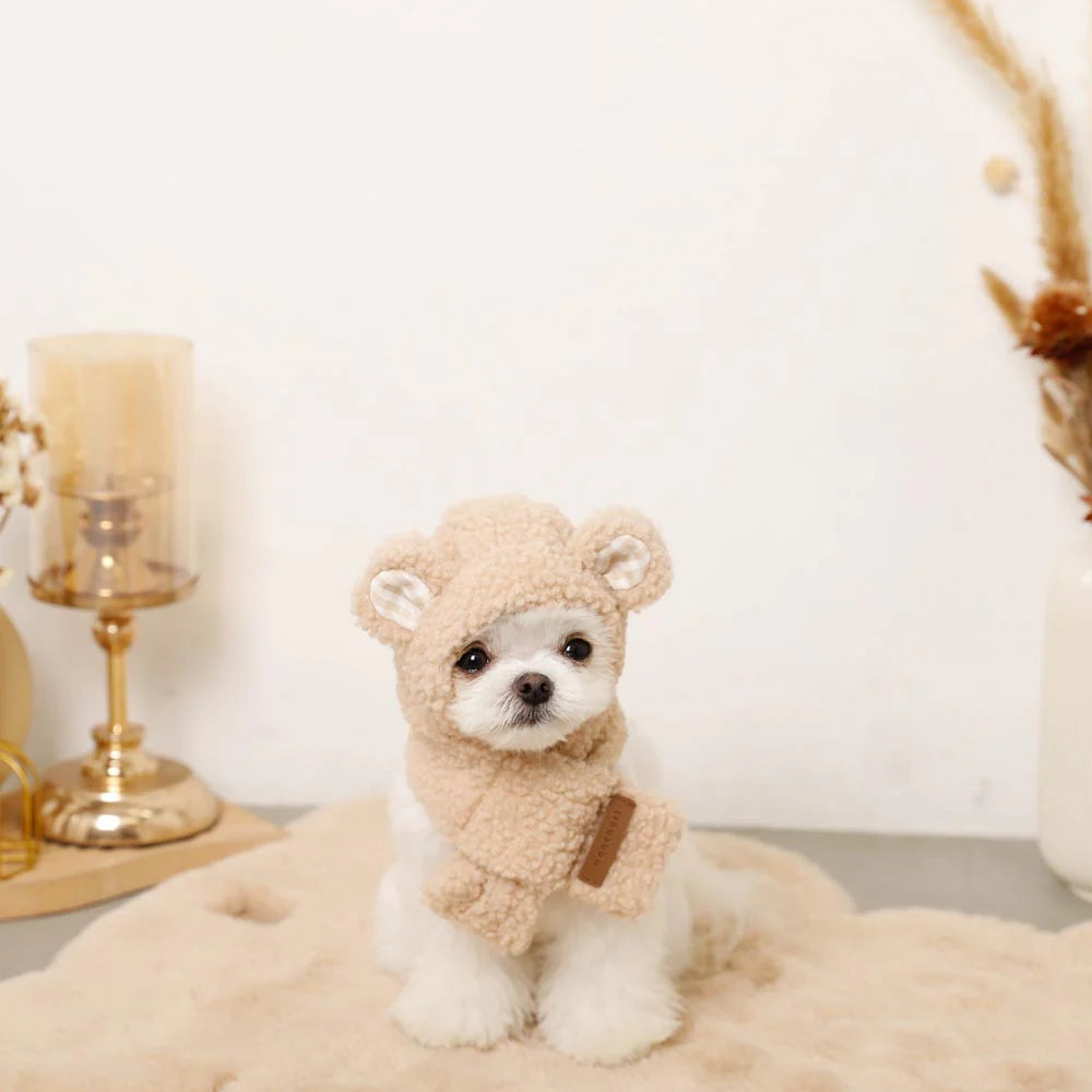 Bear Hooded Scarf