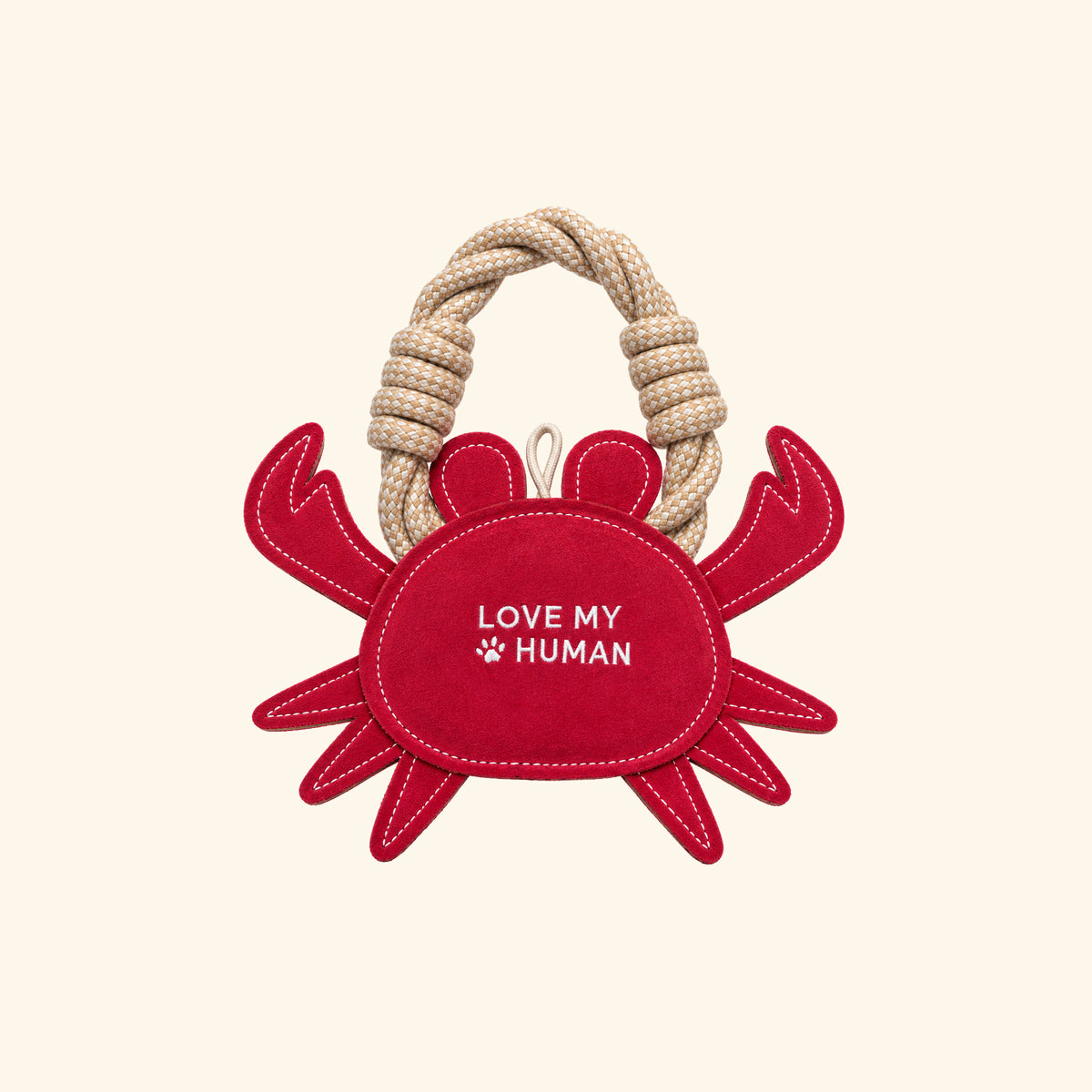 Crab Chew Toy - Love My Human