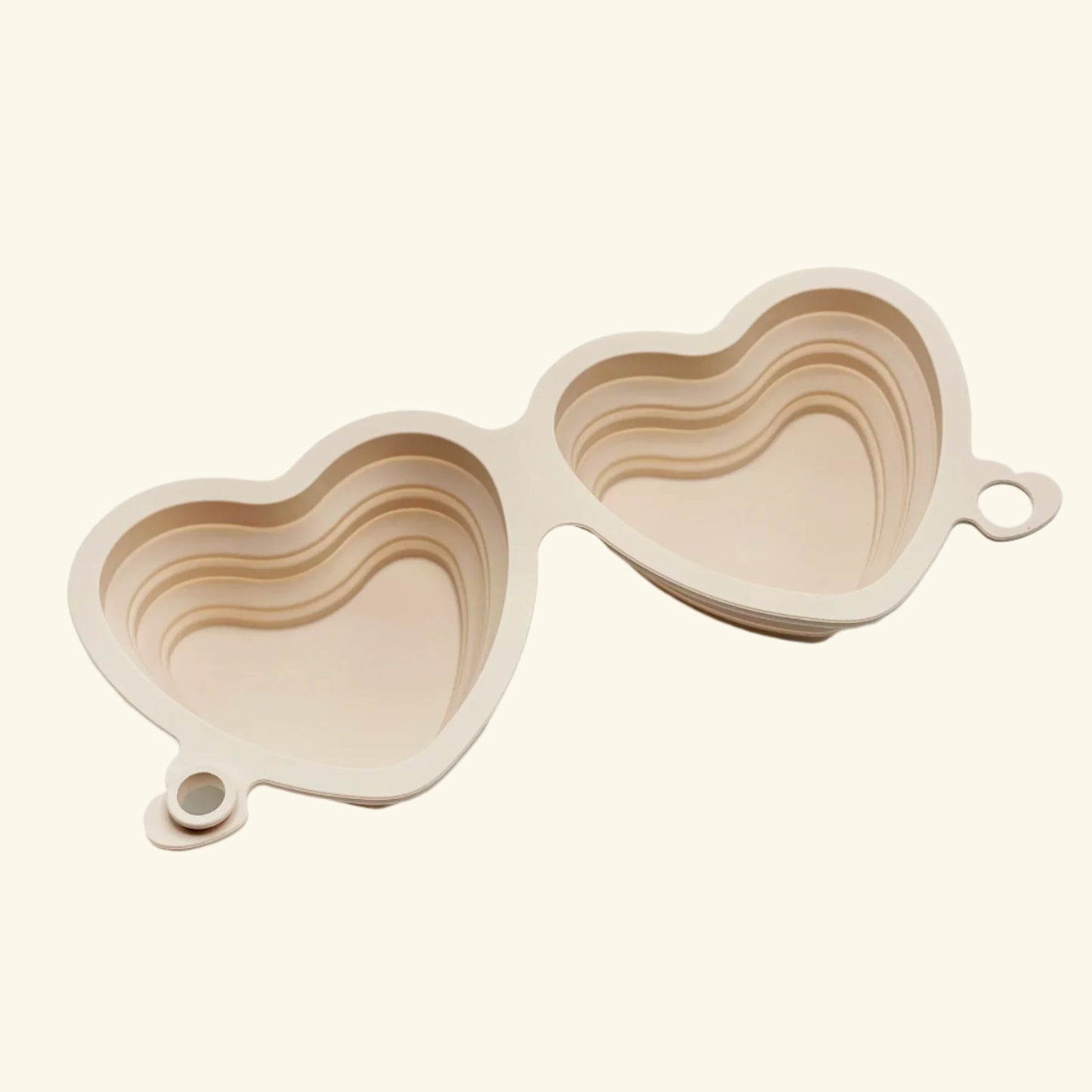 Black Heart Collapsible Bowl