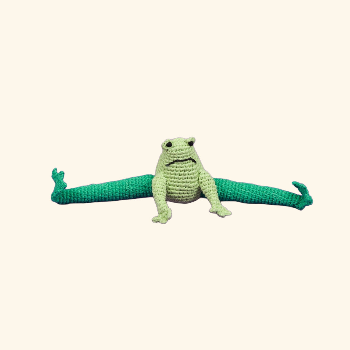 Frog Crochet Toy