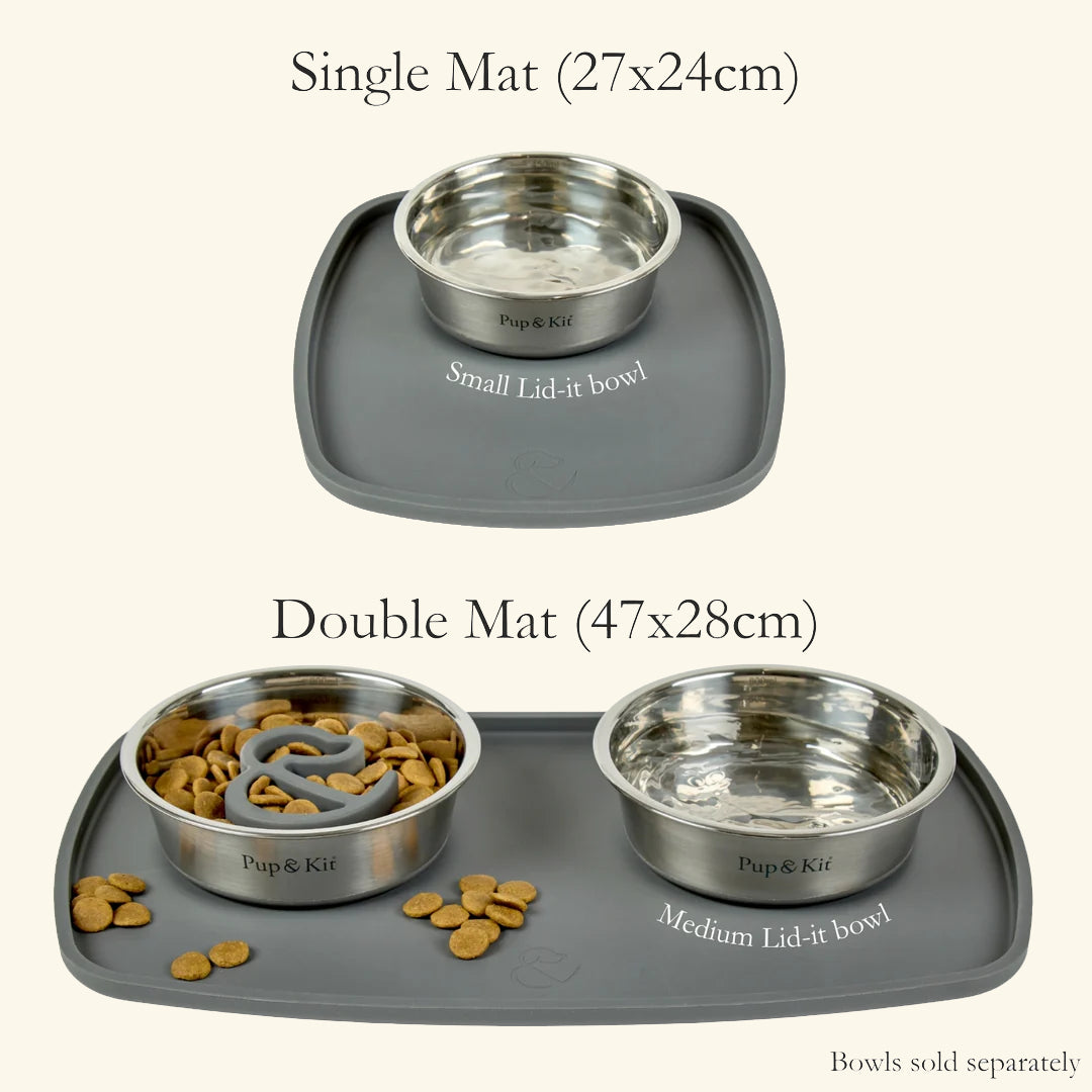Grey Feeding Mat