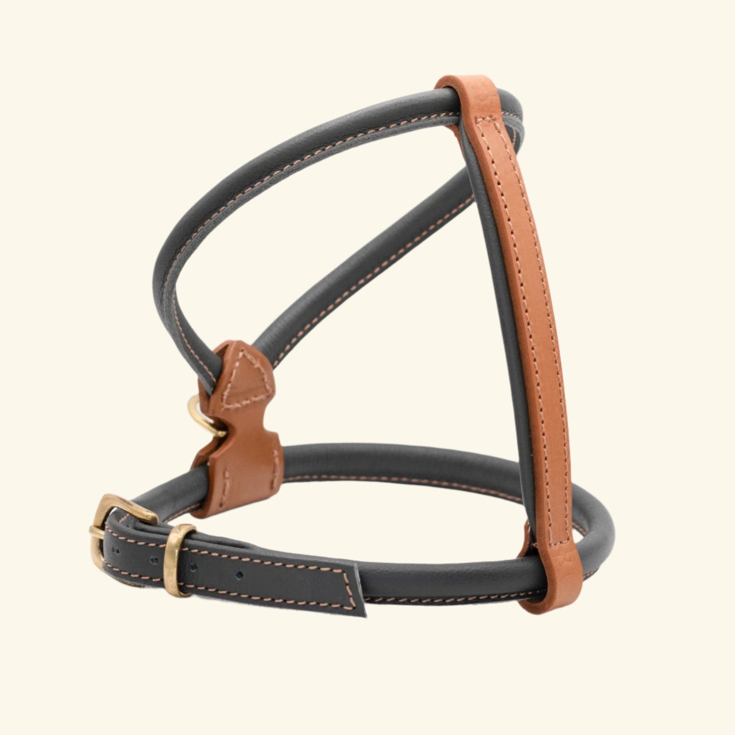 Rolled Leather Harness