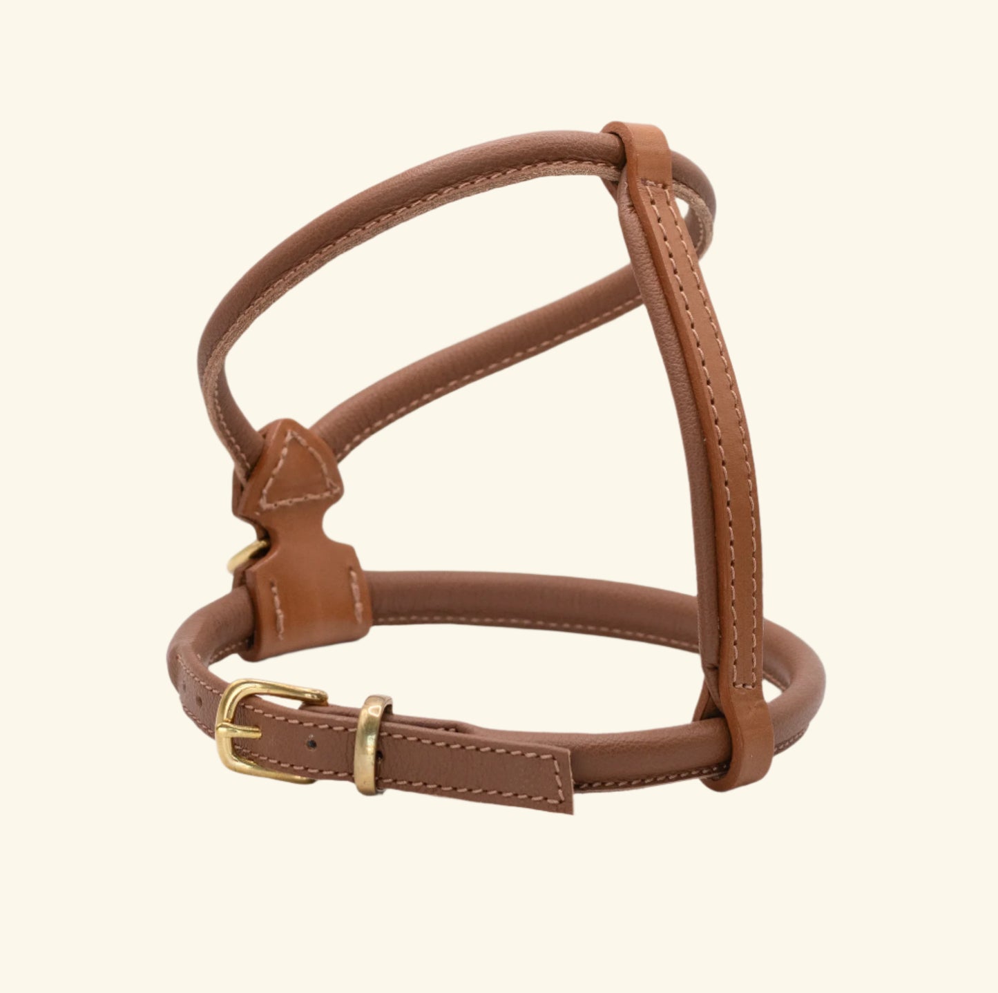 Rolled Leather Harness