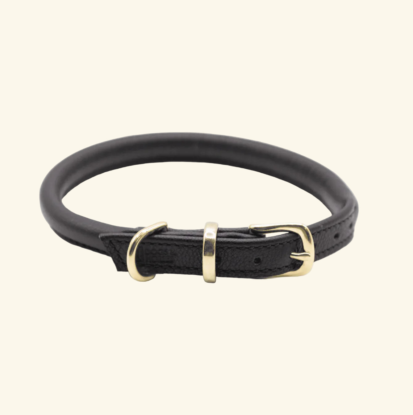 Rolled Leather Collar