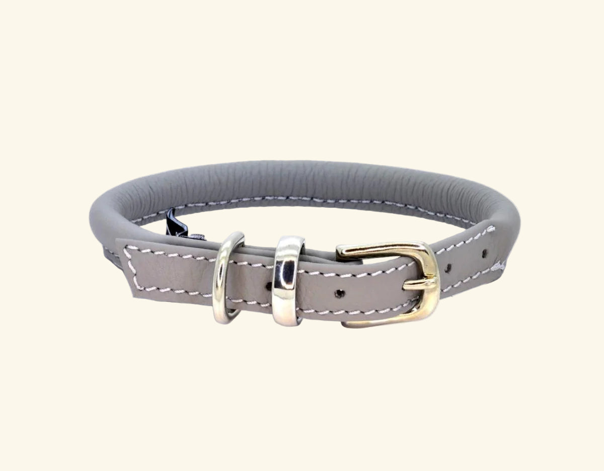 Rolled Leather Collar