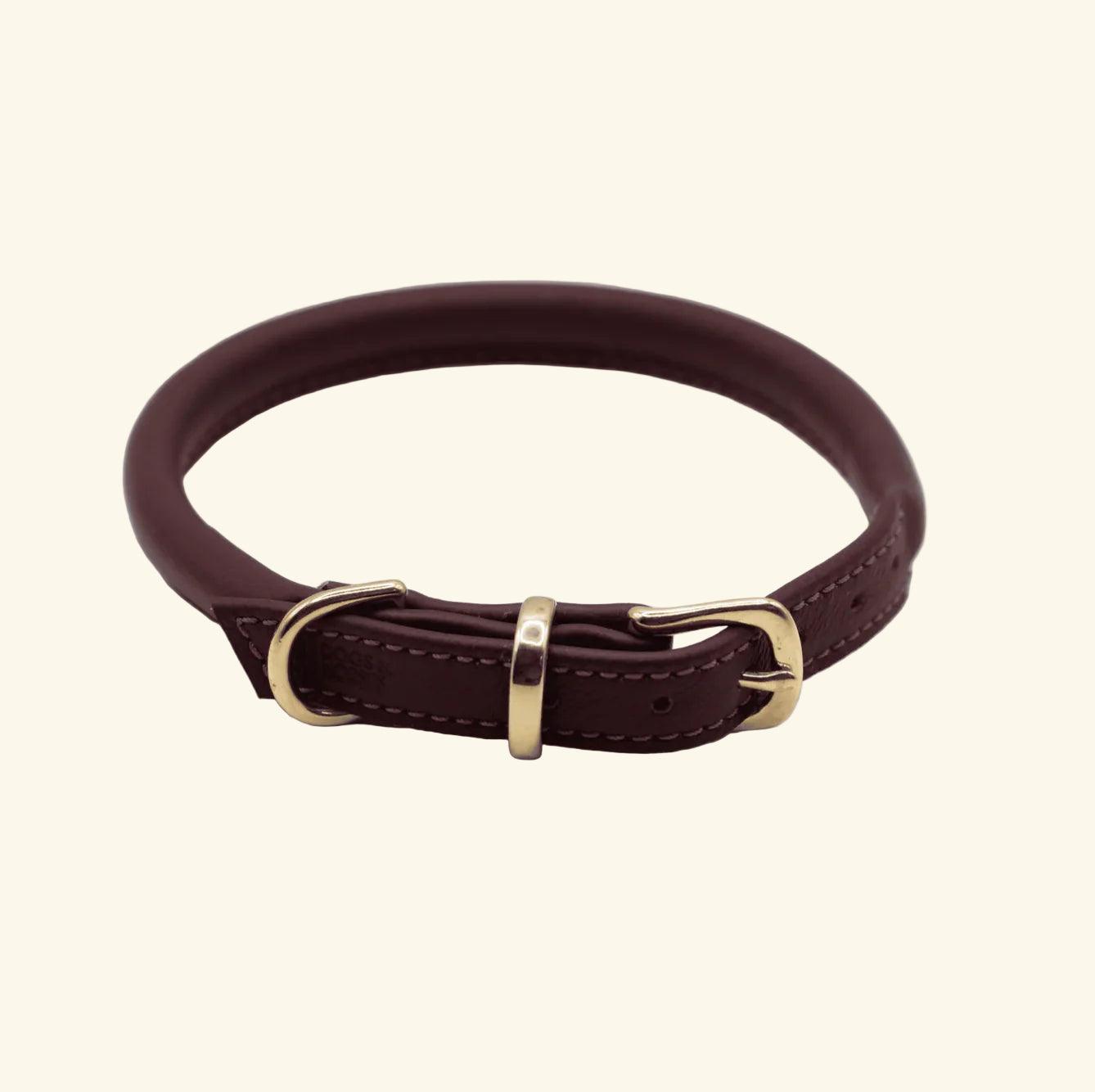 Rolled Leather Collar