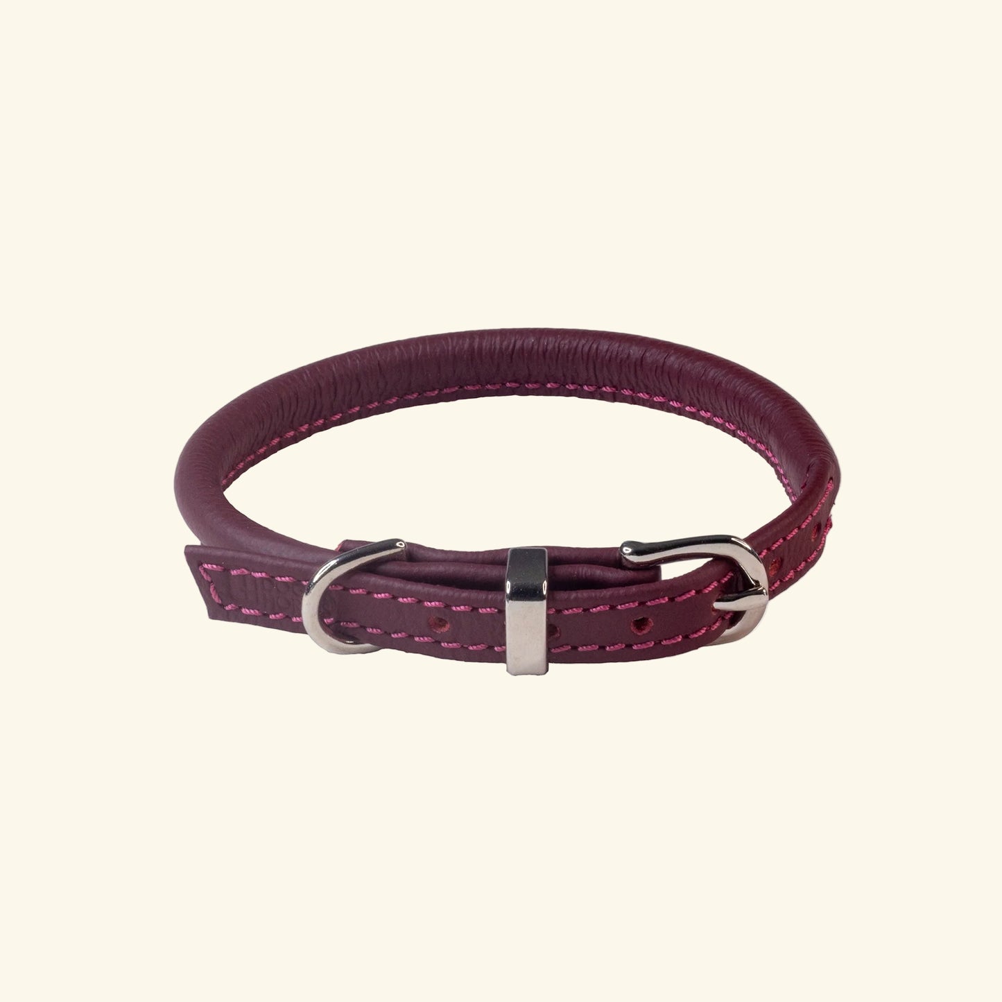 Rolled Leather Collar