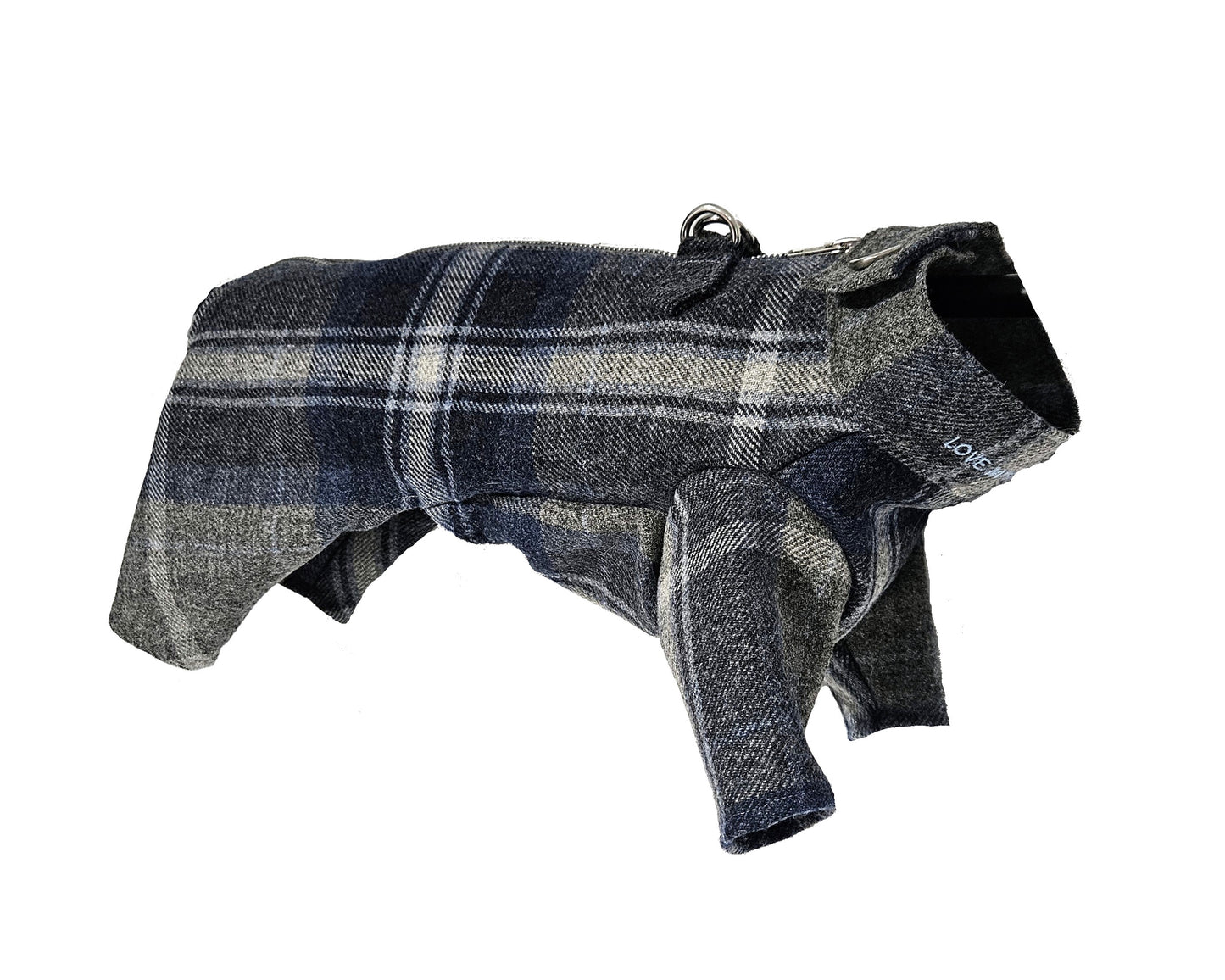 Blue Tartan Tweed Coats