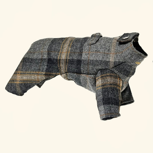 Mustard Tartan Tweed Coats