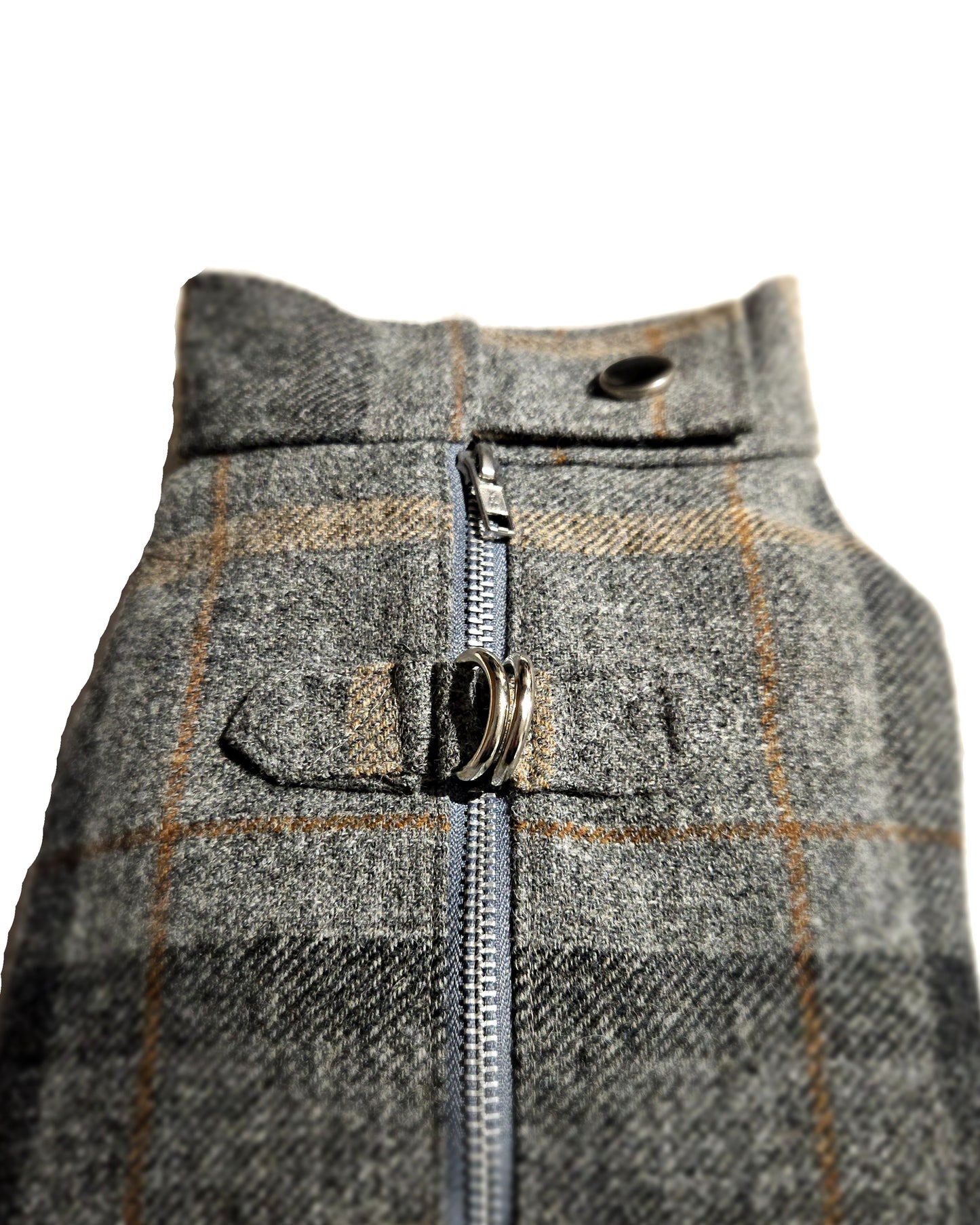 Mustard Tartan Tweed Coats