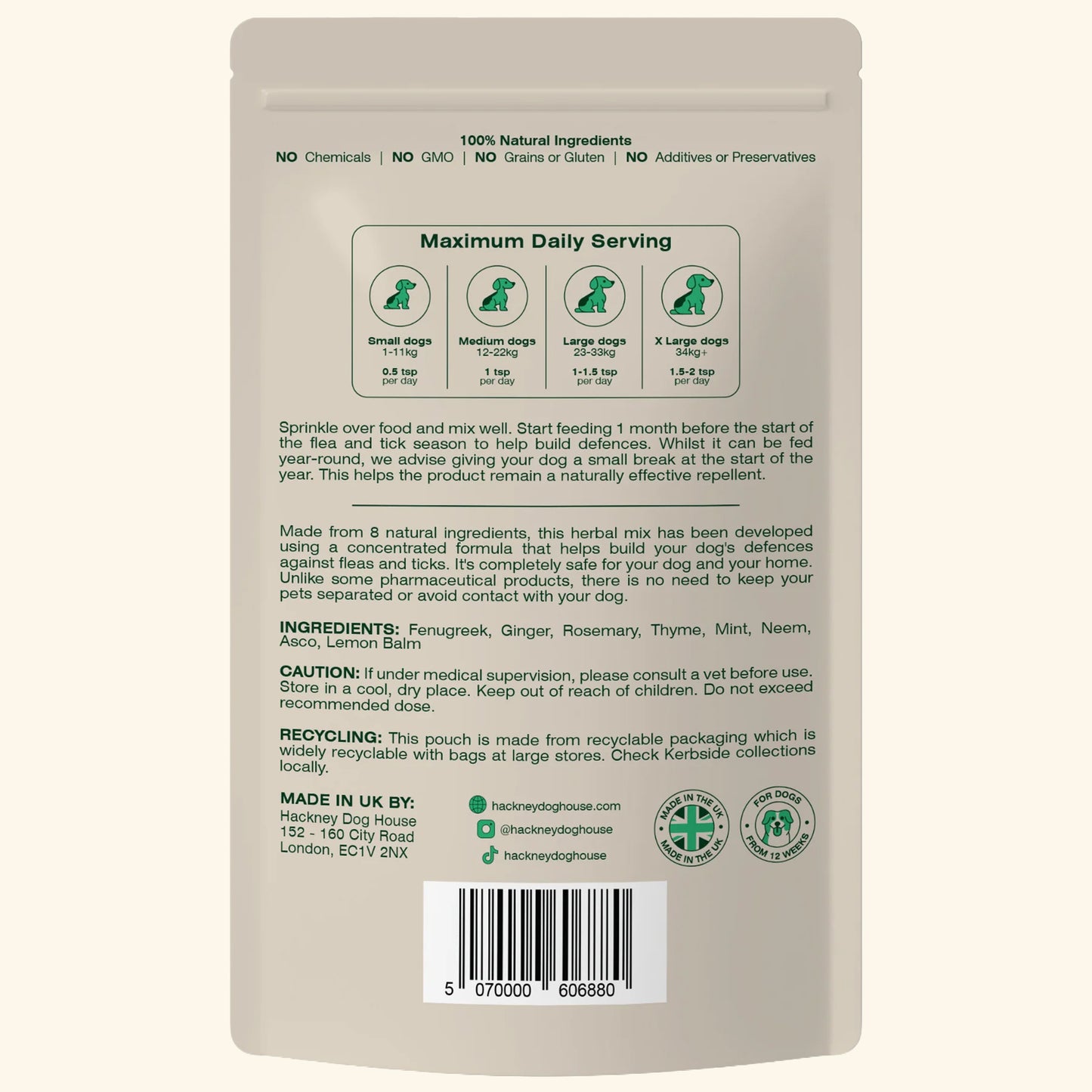 Natural Flea and Tick Topper