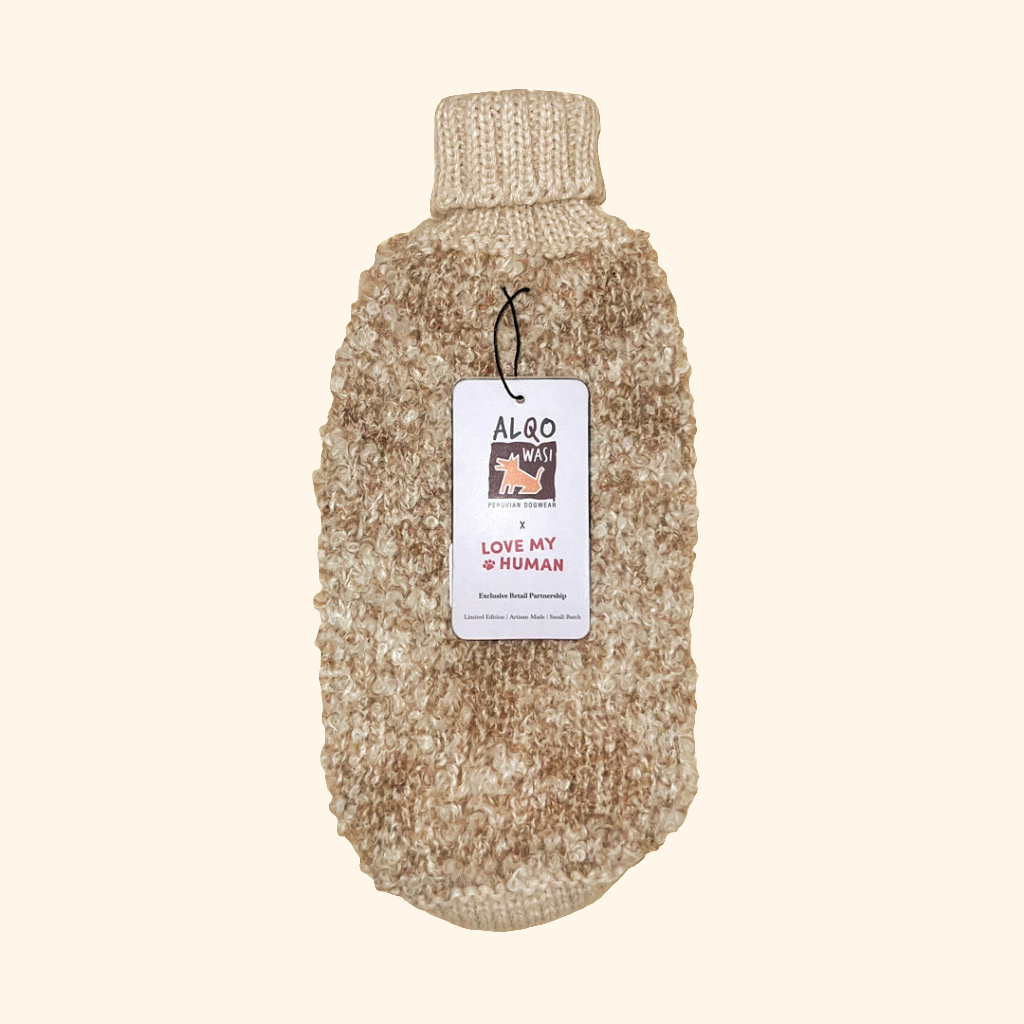 Cosy Boucle Sweater - Love My Human