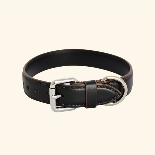 Carlotta Palermo - Black Leather Collar