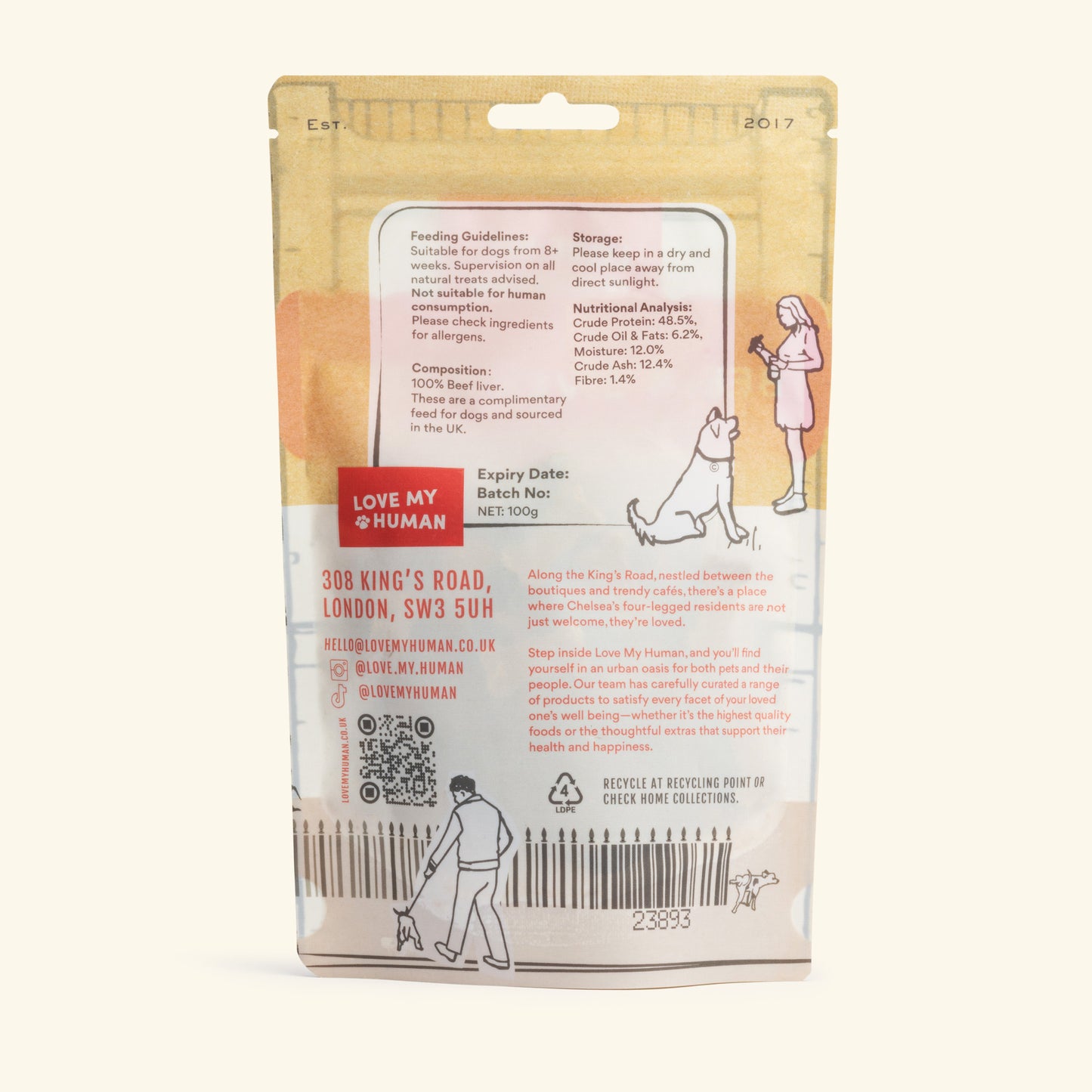 Beefy Liver Bones - Love My Human