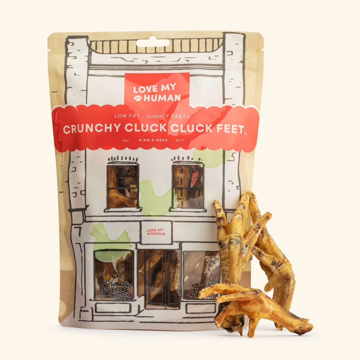 Crunchy Cluck-Cluck Feet - Love My Human