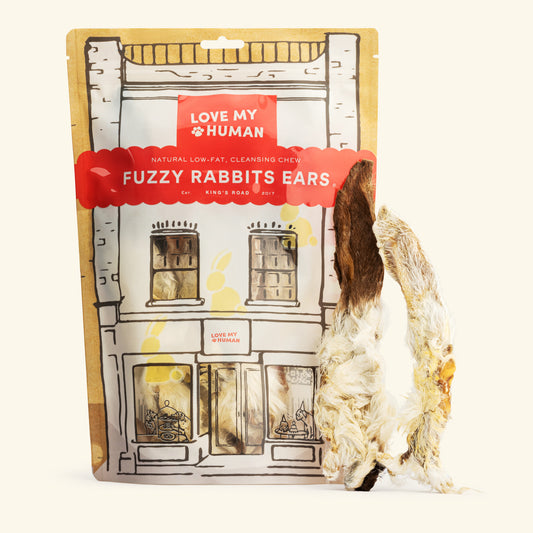 Fuzzy Rabbit Ears - Love My Human