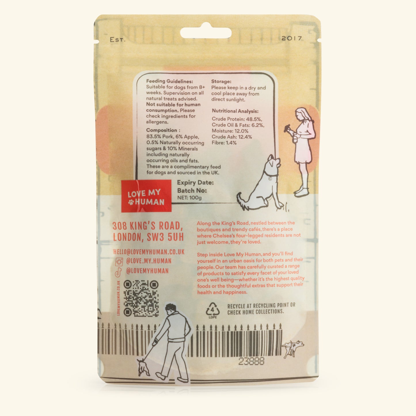 Pork & Apple Bones - Love My Human