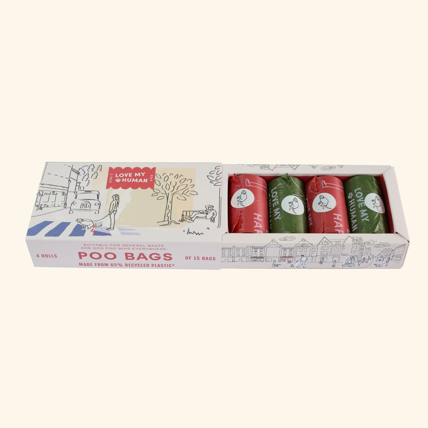 Poo Bags - 4 Rolls - Love My Human